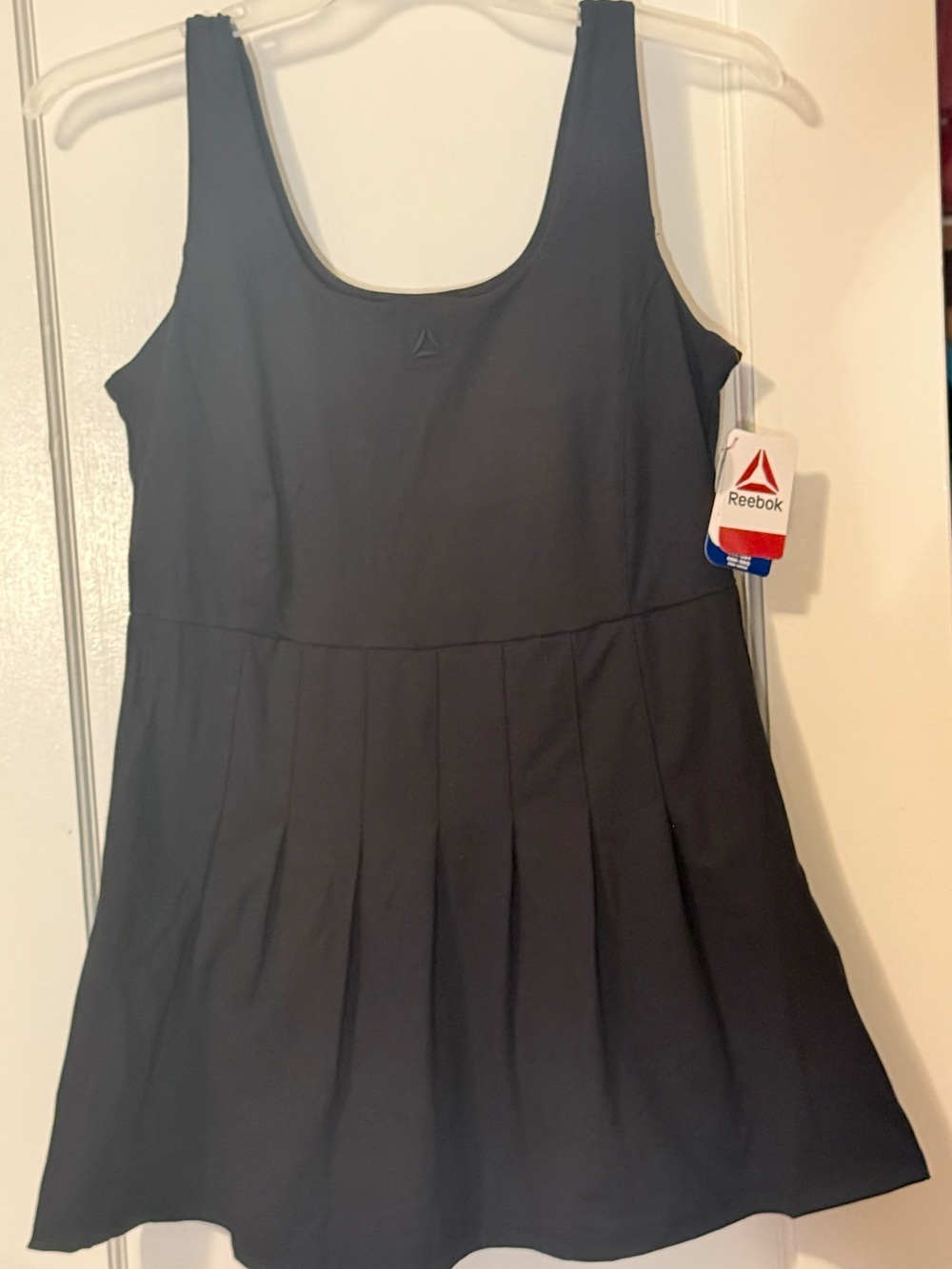 Reebok Black Women’s Pleated Athletic Mini Dress Size L